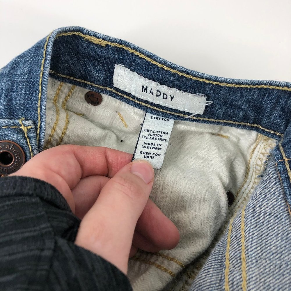 Abercrombie Maddy Denim Jean Stretch Summer Shorts - Picture 6 of 7